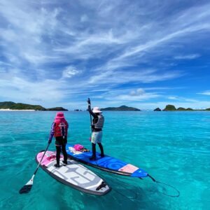 【慶良間/座間味島/半日】初めてでも簡単☆サンゴの楽園をSUP＆シュノーケリング《写真無料/那覇から日帰り参加OK/座間味島内送迎可》