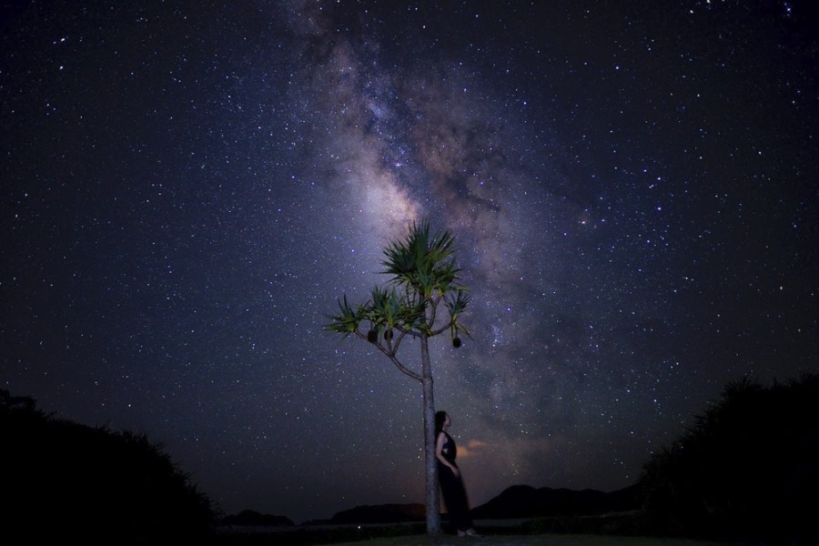 【慶良間/座間味島】満天の星空フォトツアー☆SNS映えする一枚を！座間味島での特別な夜＜おひとり様OK＆星空ガイド付き＞（No.332）