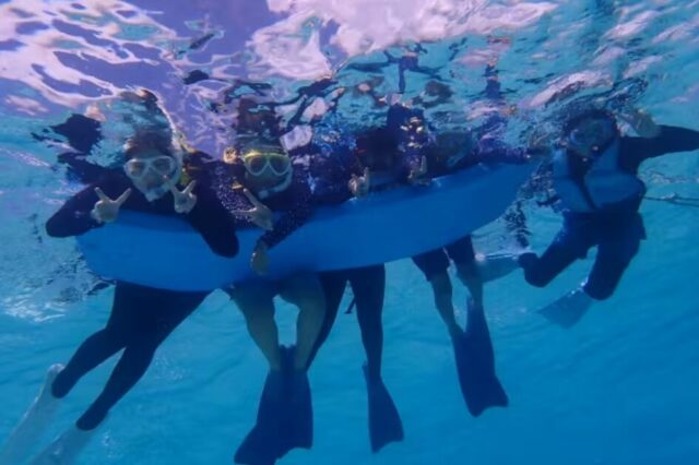 座間味　シュノーケリング　ケラマブルー