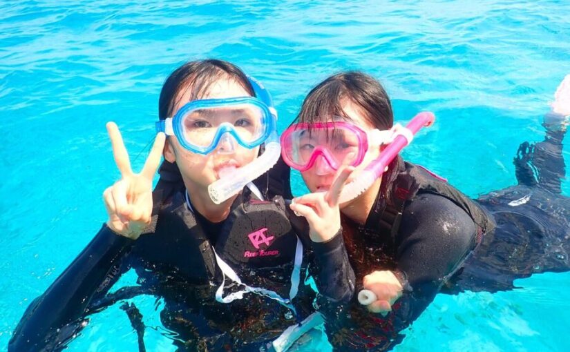 完全貸切チャーターでシュノーケリングかスキンダイビングを体験