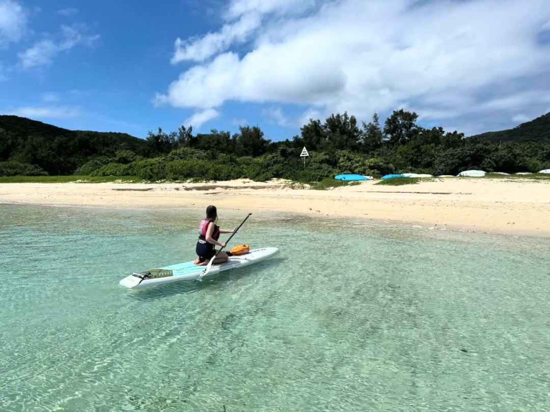 【慶良間/座間味島/半日】初めてでも簡単☆サンゴの楽園をSUP＆シュノーケリング《写真無料/那覇から日帰り参加OK/座間味島内送迎可》（No.316）