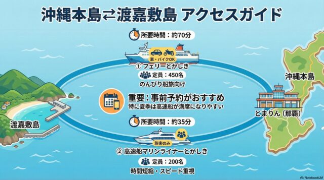 渡嘉敷島までの行き方