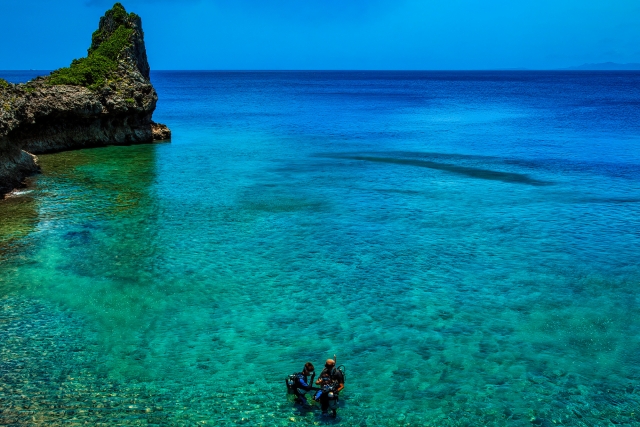 恩納村　ダイビング