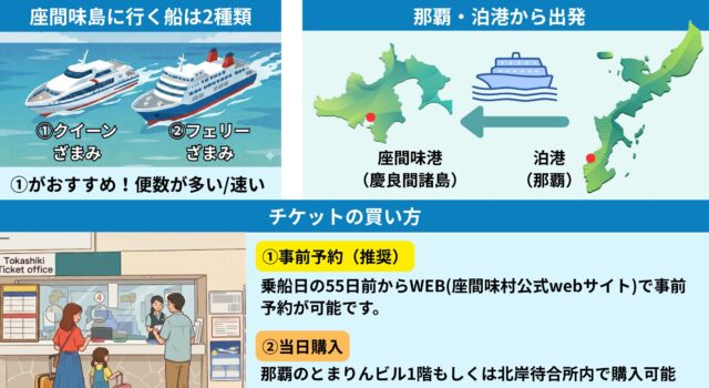 慶良間座間味島への行き方