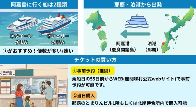 慶良間阿嘉島への行き方