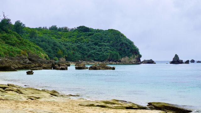 トゥマイ浜　津堅島