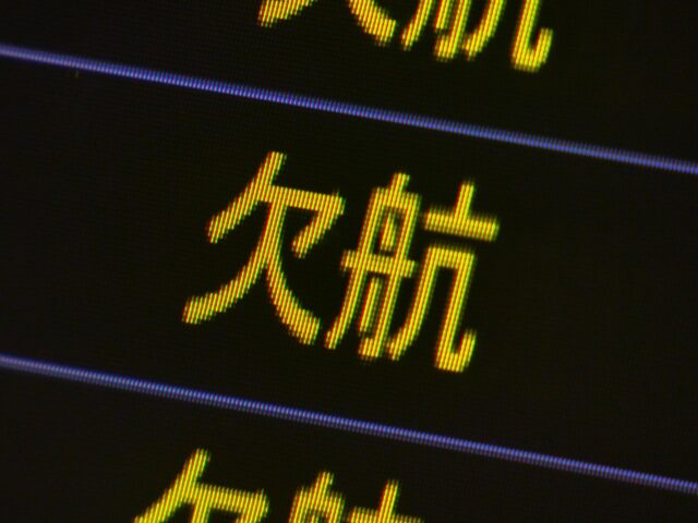 欠航 電子掲示板