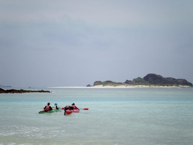 座間味島　カヤック