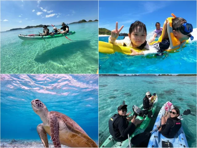 座間味島　カヤック　シュノーケリング　ツアー