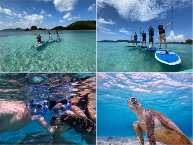 シュノーケリング　SUPセットツアー