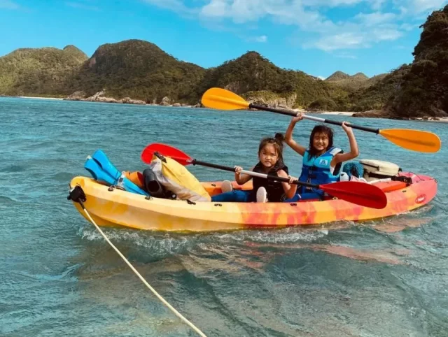 座間味島　カヤック 
