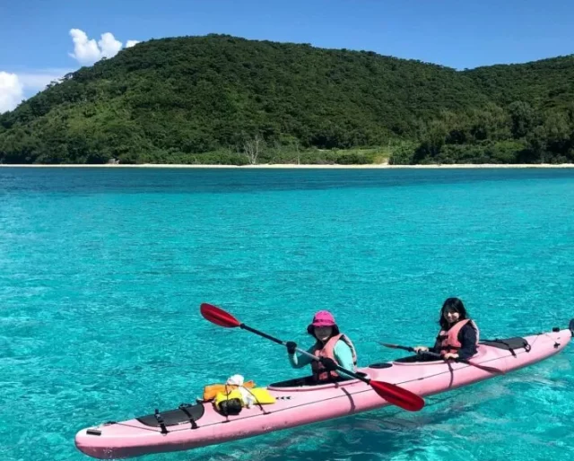 座間味島　カヤック