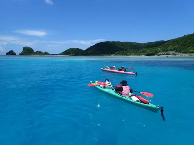座間味島　カヤック